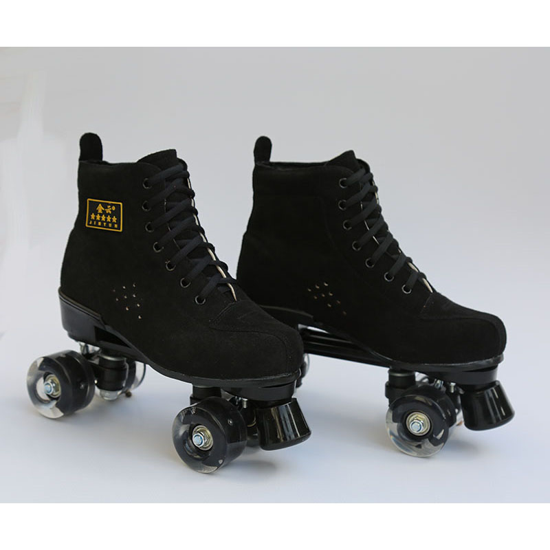Golden Cloud Black Cowskin Shoes Flash